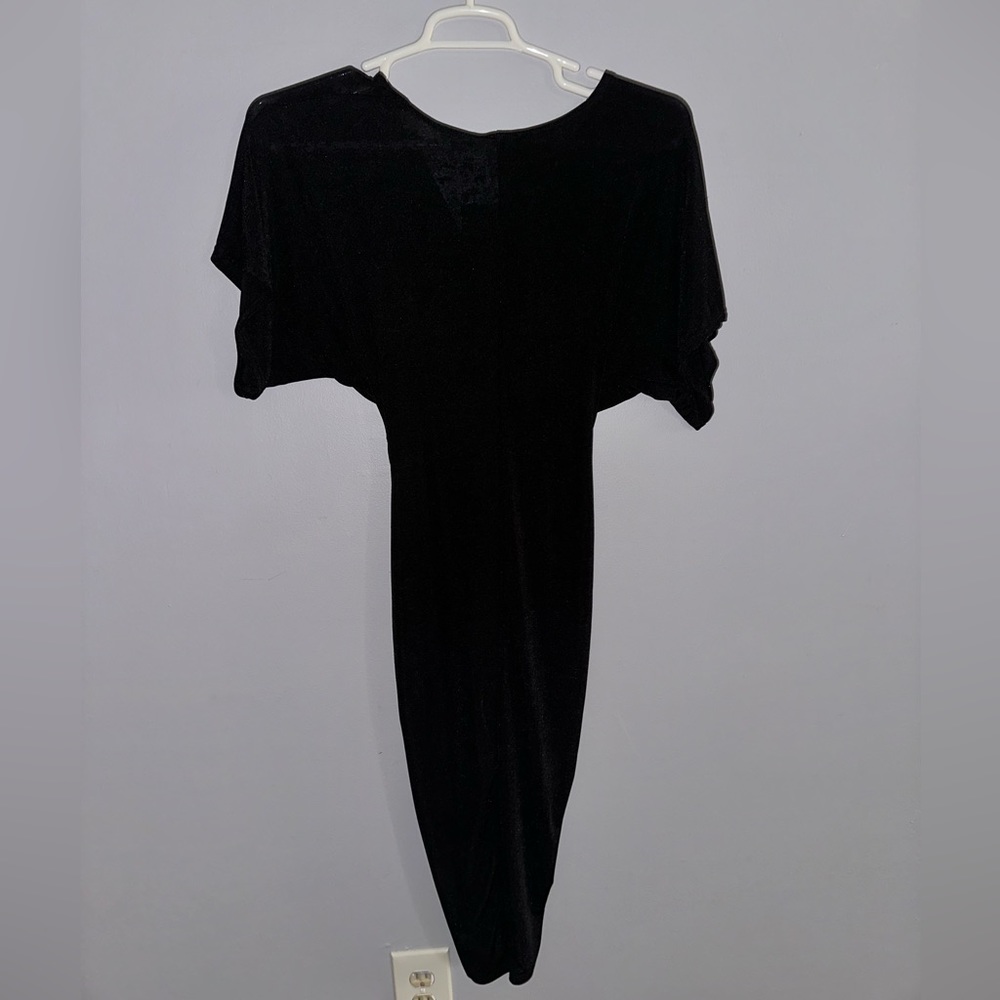 Fashion Nova Midi Black Dress